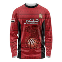 Egypt Basketball Custom Long Sleeve Shirt Go Pharaohs - Wonder Print Shop
