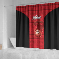 Egypt Basketball Shower Curtain Go Pharaohs - Wonder Print Shop