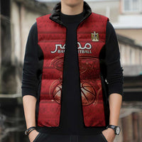 Egypt Basketball Custom Sleeveless Puffer Jacket Go Pharaohs - Wonder Print Shop