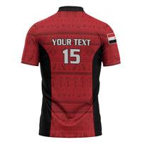 Egypt Basketball Custom Zipper Polo Shirt Go Pharaohs - Wonder Print Shop