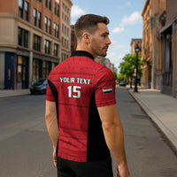 Egypt Basketball Custom Zipper Polo Shirt Go Pharaohs - Wonder Print Shop