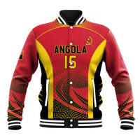 Angola Basketball Custom Baseball Jacket Go Champions - Wonder Print Shop
