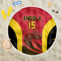 Angola Basketball Custom Beach Blanket Go Champions - Wonder Print Shop