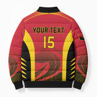 Angola Basketball Custom Bomber Puffer Jacket Go Champions - Wonder Print Shop