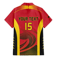 Angola Basketball Custom Family Matching Mermaid Dress and Hawaiian Shirt Go Champions - Wonder Print Shop