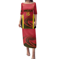 Angola Basketball Custom Family Matching Puletasi and Hawaiian Shirt Go Champions - Wonder Print Shop