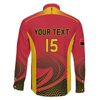 Angola Basketball Custom Family Matching Short Sleeve Bodycon Dress and Hawaiian Shirt Go Champions - Wonder Print Shop