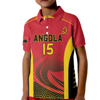 Angola Basketball Custom Kid Polo Shirt Go Champions - Wonder Print Shop