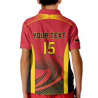 Angola Basketball Custom Kid Polo Shirt Go Champions - Wonder Print Shop