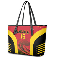 Angola Basketball Custom Leather Tote Bag Go Champions - Wonder Print Shop