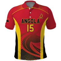 Angola Basketball Custom Polo Shirt Go Champions - Wonder Print Shop
