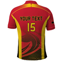 Angola Basketball Custom Polo Shirt Go Champions - Wonder Print Shop