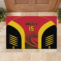 Angola Basketball Custom Rubber Doormat Go Champions - Wonder Print Shop
