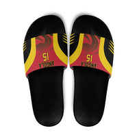 Angola Basketball Custom Slide Sandals Go Champions - Wonder Print Shop