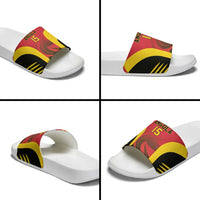 Angola Basketball Custom Slide Sandals Go Champions - Wonder Print Shop