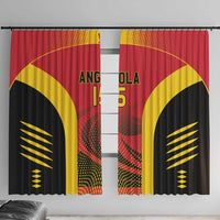 Angola Basketball Custom Window Curtain Go Champions - Wonder Print Shop