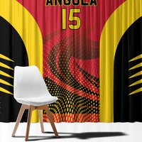 Angola Basketball Custom Window Curtain Go Champions - Wonder Print Shop