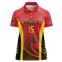 Angola Basketball Custom Women Polo Shirt Go Champions - Wonder Print Shop