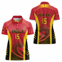 Angola Basketball Custom Women Polo Shirt Go Champions - Wonder Print Shop
