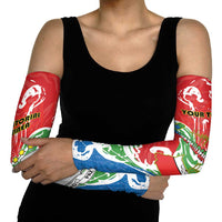 Equatorial Guinea Independence Day Arm Sleeves Coat Of Arms With Map - Wonder Print Shop