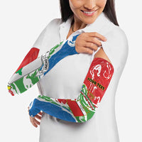 Equatorial Guinea Independence Day Arm Sleeves Coat Of Arms With Map - Wonder Print Shop
