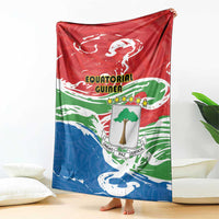 Equatorial Guinea Independence Day Blanket Coat Of Arms With Map - Wonder Print Shop