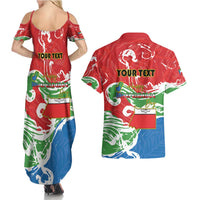 Personalized Equatorial Guinea Independence Day Couples Matching Summer Maxi Dress and Hawaiian Shirt Coat Of Arms With Map - Wonder Print Shop