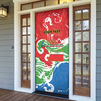 Equatorial Guinea Independence Day Door Cover Coat Of Arms With Map - Wonder Print Shop