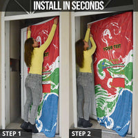 Equatorial Guinea Independence Day Door Cover Coat Of Arms With Map - Wonder Print Shop