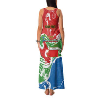 Personalized Equatorial Guinea Independence Day Family Matching Tank Maxi Dress and Hawaiian Shirt Coat Of Arms With Map - Wonder Print Shop