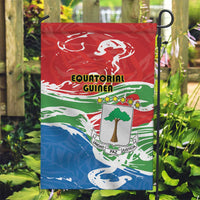 Equatorial Guinea Independence Day Garden Flag Coat Of Arms With Map - Wonder Print Shop