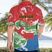 Personalized Equatorial Guinea Independence Day Hawaiian Shirt Coat Of Arms With Map - Wonder Print Shop
