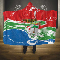 Equatorial Guinea Independence Day Hooded Blanket Coat Of Arms With Map - Wonder Print Shop