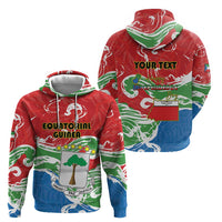 Personalized Equatorial Guinea Independence Day Hoodie Coat Of Arms With Map - Wonder Print Shop