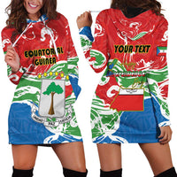 Personalized Equatorial Guinea Independence Day Hoodie Dress Coat Of Arms With Map - Wonder Print Shop