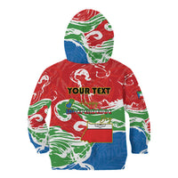 Personalized Equatorial Guinea Independence Day Kid Hoodie Coat Of Arms With Map - Wonder Print Shop
