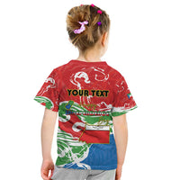 Personalized Equatorial Guinea Independence Day Kid T Shirt Coat Of Arms With Map - Wonder Print Shop