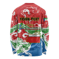 Personalized Equatorial Guinea Independence Day Long Sleeve Shirt Coat Of Arms With Map - Wonder Print Shop
