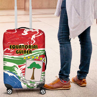 Equatorial Guinea Independence Day Luggage Cover Coat Of Arms With Map - Wonder Print Shop