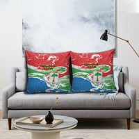 Equatorial Guinea Independence Day Pillow Cover Coat Of Arms With Map - Wonder Print Shop