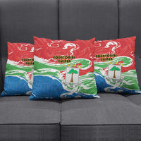 Equatorial Guinea Independence Day Pillow Cover Coat Of Arms With Map - Wonder Print Shop