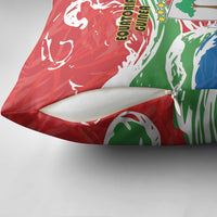 Equatorial Guinea Independence Day Pillow Cover Coat Of Arms With Map - Wonder Print Shop