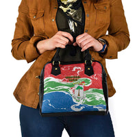 Equatorial Guinea Independence Day Shoulder Handbag Coat Of Arms With Map - Wonder Print Shop