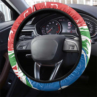 Equatorial Guinea Independence Day Steering Wheel Cover Coat Of Arms With Map - Wonder Print Shop