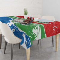 Equatorial Guinea Independence Day Tablecloth Coat Of Arms With Map - Wonder Print Shop