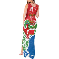 Personalized Equatorial Guinea Independence Day Tank Maxi Dress Coat Of Arms With Map - Wonder Print Shop