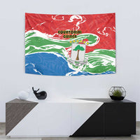 Equatorial Guinea Independence Day Tapestry Coat Of Arms With Map - Wonder Print Shop