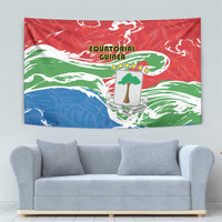 Equatorial Guinea Independence Day Tapestry Coat Of Arms With Map - Wonder Print Shop