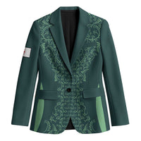 Custom Algeria Football Blazer Come On Greens - Wonder Print Shop