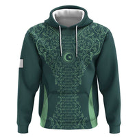 Custom Algeria Football Hoodie Come On Greens - Wonder Print Shop